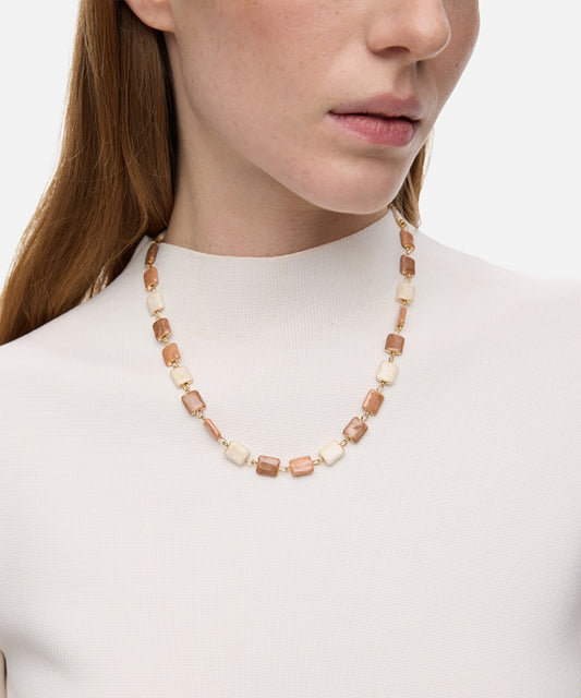 Multicolored Resin Necklace 