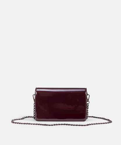 Shiny Bag with Monogram Buckle