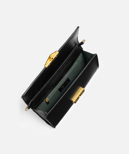 Leather-Effect Bag with Buckle
