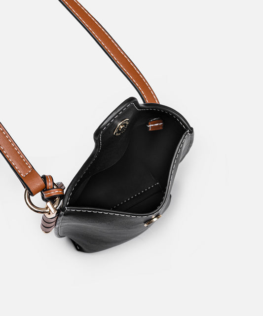 Monogram Buckle Color-Block Bag