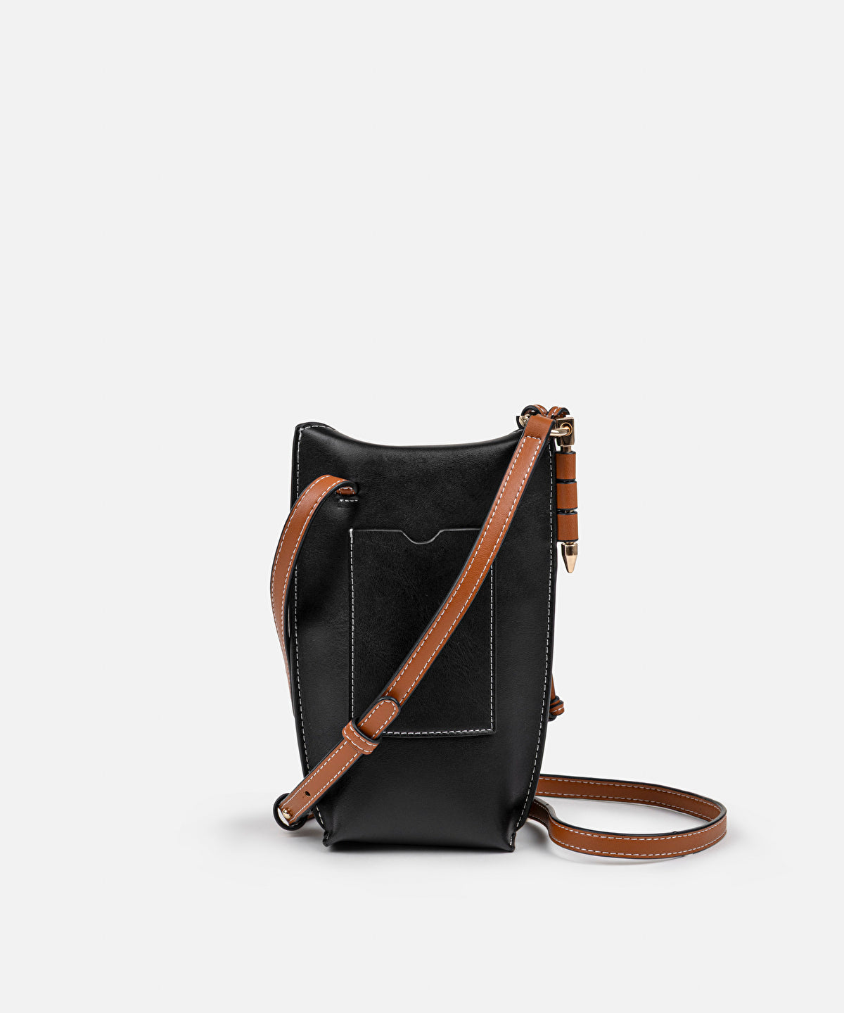 Monogram Buckle Color-Block Bag