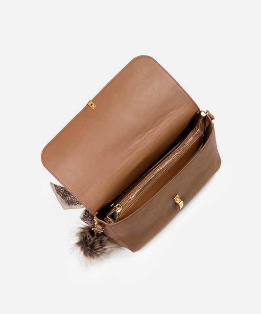 Bucket Bag with Scarf