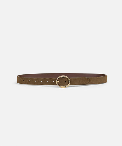 Oval Buckle Belt
