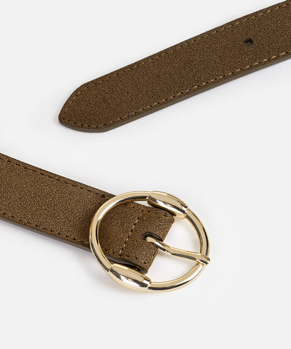 Oval Buckle Belt