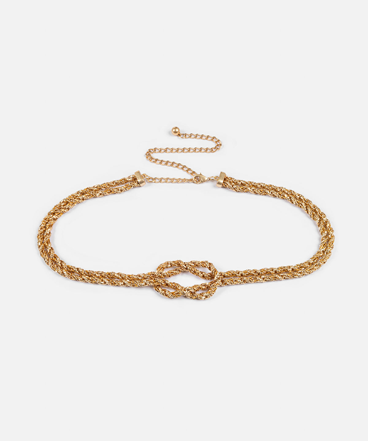 Zoomed Textured Metal Belt