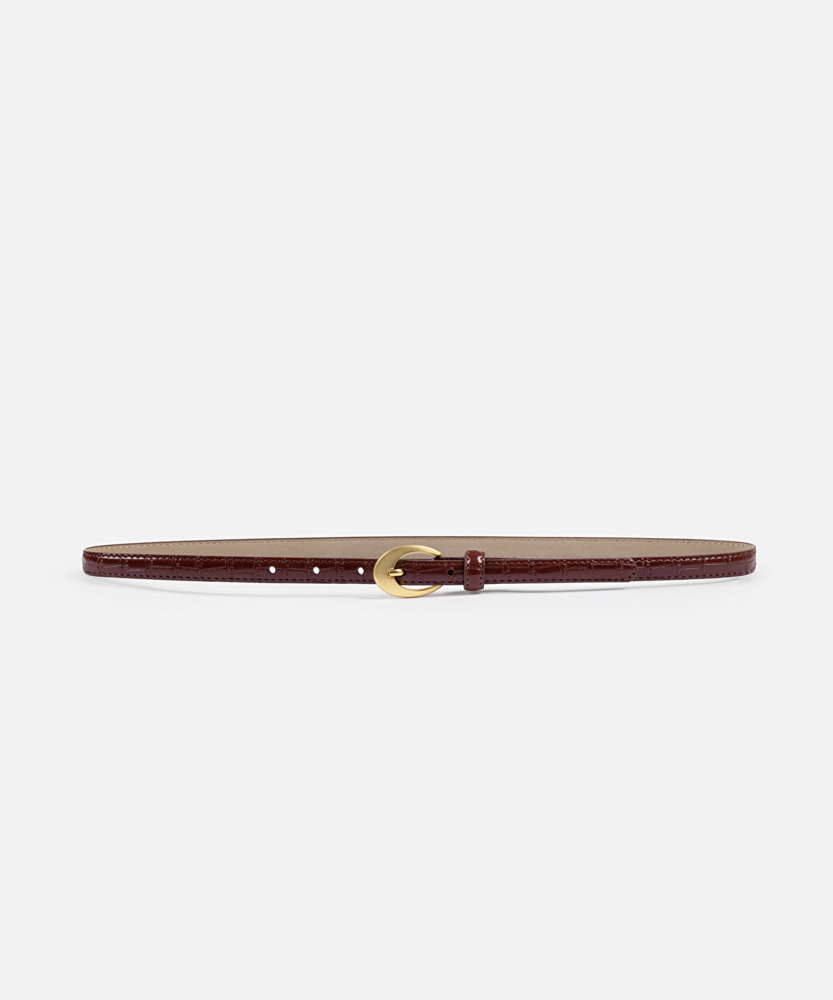 Thin Belt with Buckle