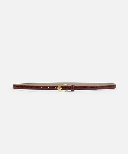 Thin Belt with Buckle