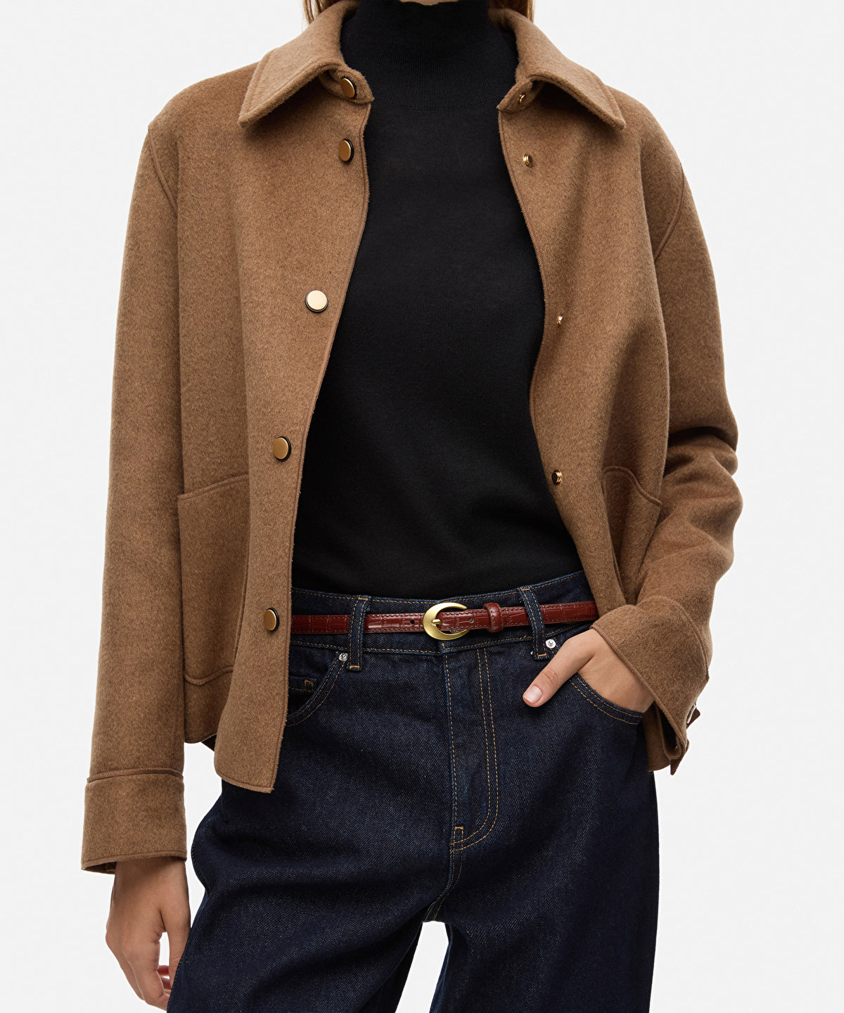 Thin Belt with Buckle