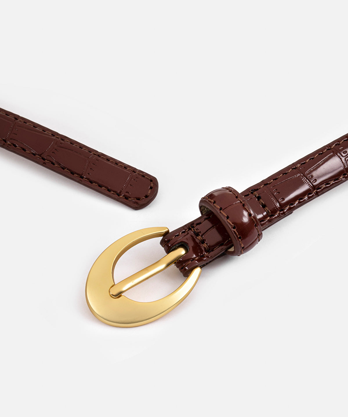 Thin Belt with Buckle