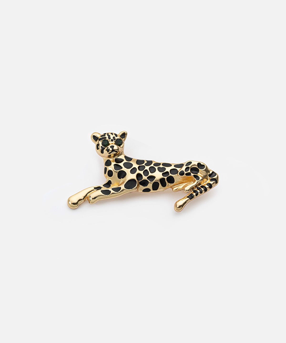 Zoomed Leopard Brooch