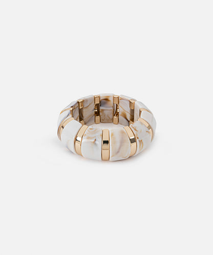 Contrast Resin Bracelet