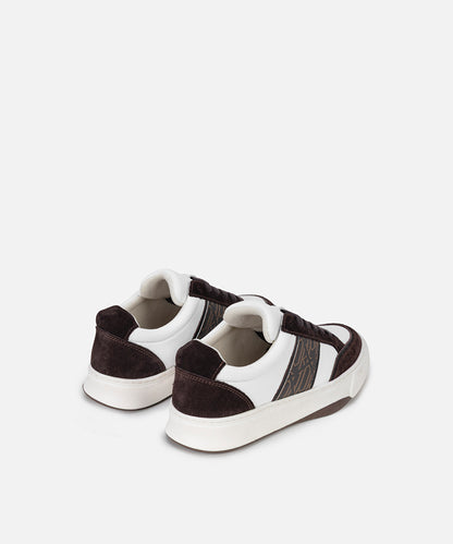 Monogram Print Sneakers