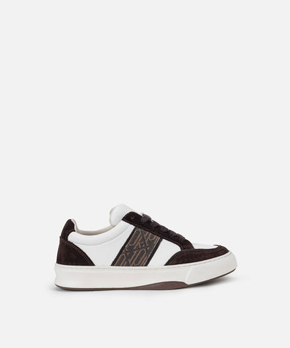 Monogram Print Sneakers