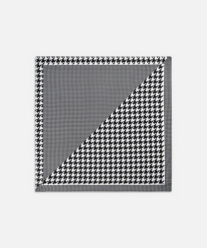 Houndstooth Print Shawl