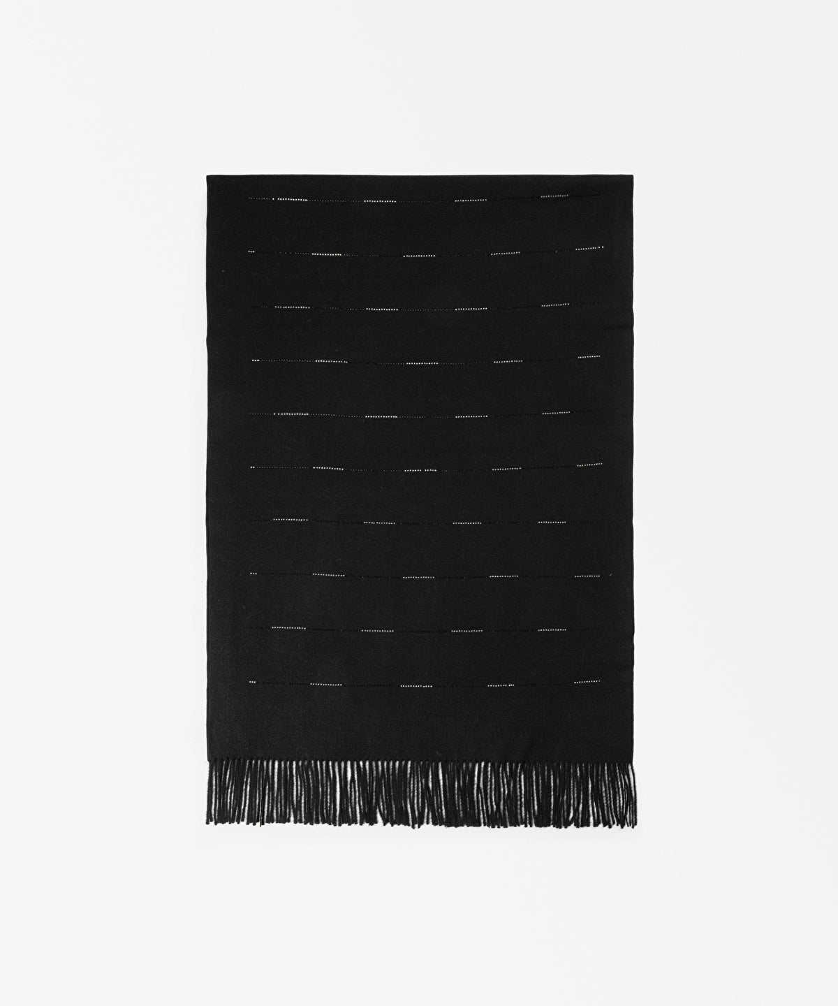 Rhinestone Embelllished Fringed shawl