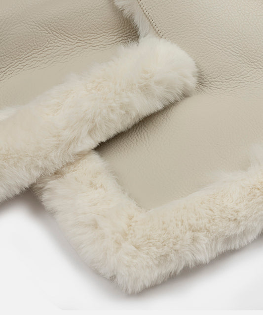 Pull Through Faux Fur Scarf