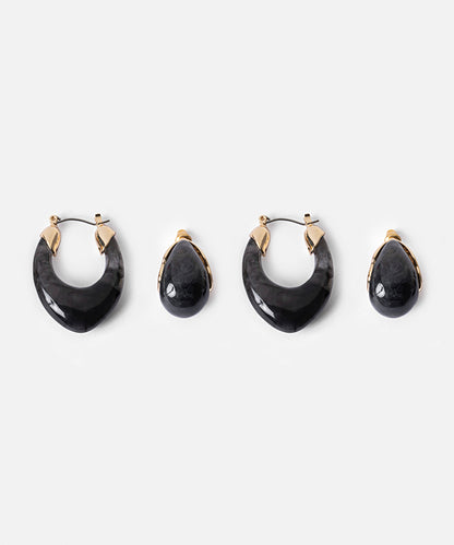 Resin Earrings Set 