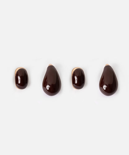 Enamel Earrings Set
