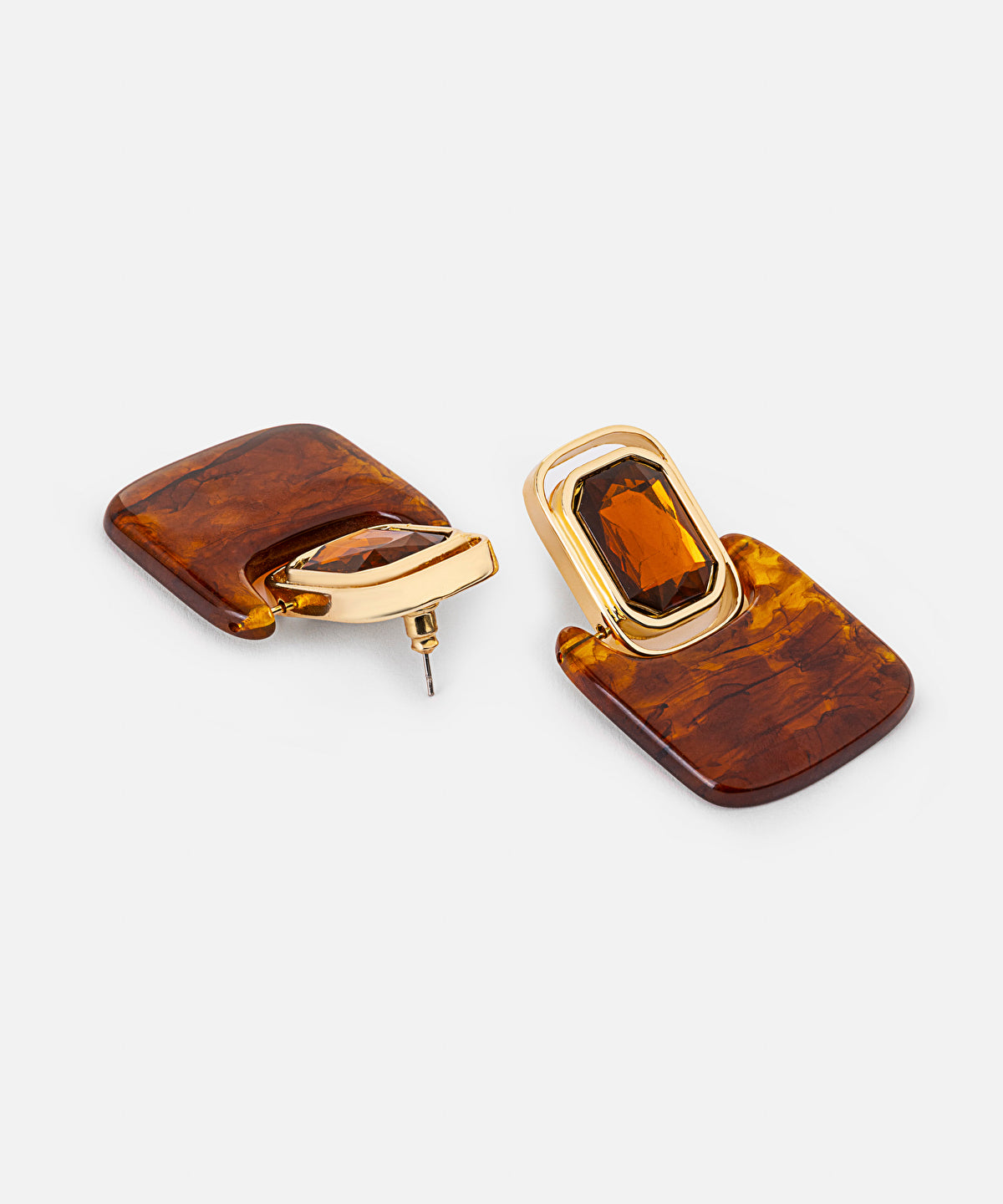 Zoomed Resin Earrings