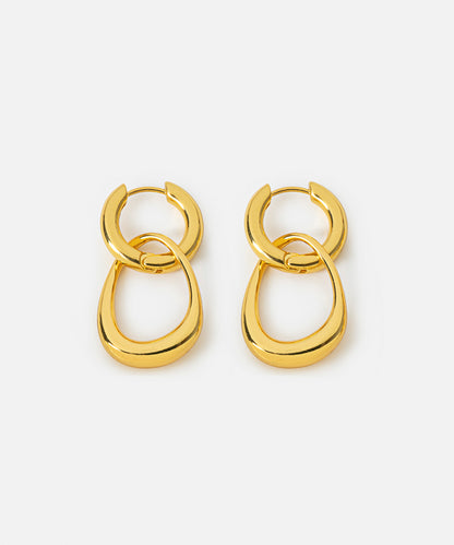Intertwined Hoop Earrings