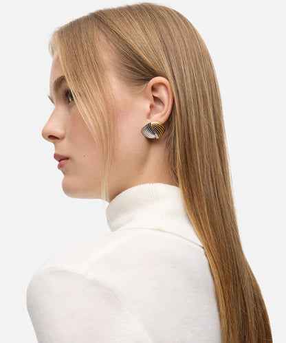 Two Pairs of Stainless Steel Earrings