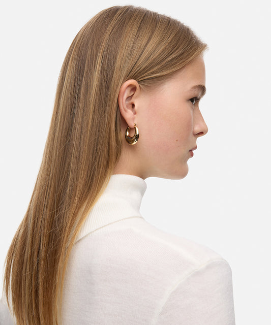 Two Pairs of Stainless Steel Earrings