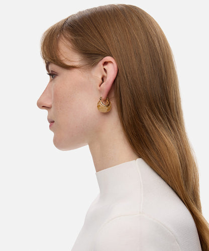 Resin and Oval-Shaped Earrings Set