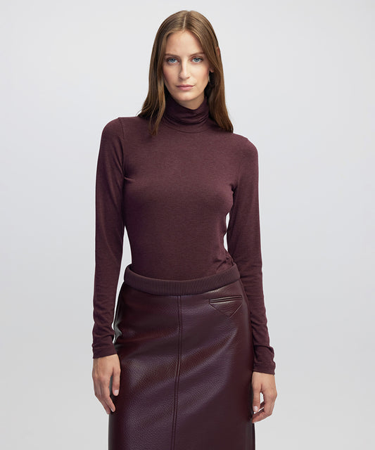 Turtleneck Basic T-Shirt