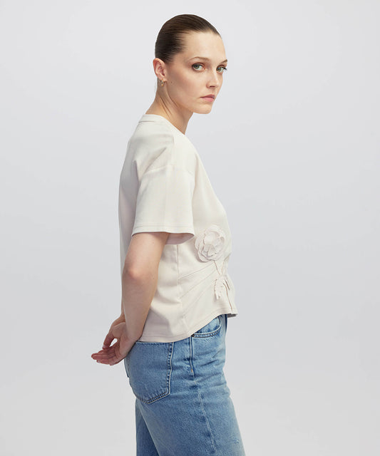 Floral Applique T-Shirt