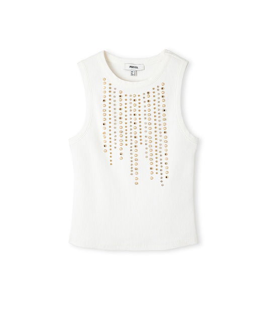Embellished Tank Top