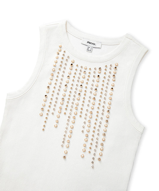 Embellished Tank Top