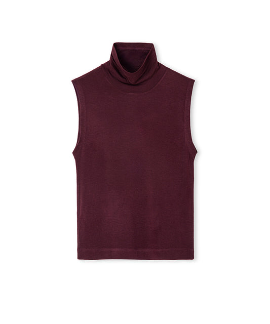 High-Neck Basic T-Shirt