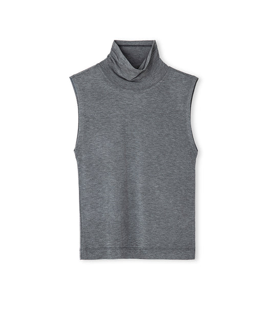 High-Neck Basic T-Shirt