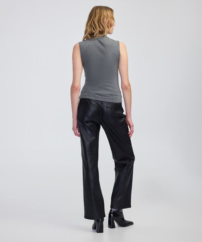 High-Neck Basic T-Shirt