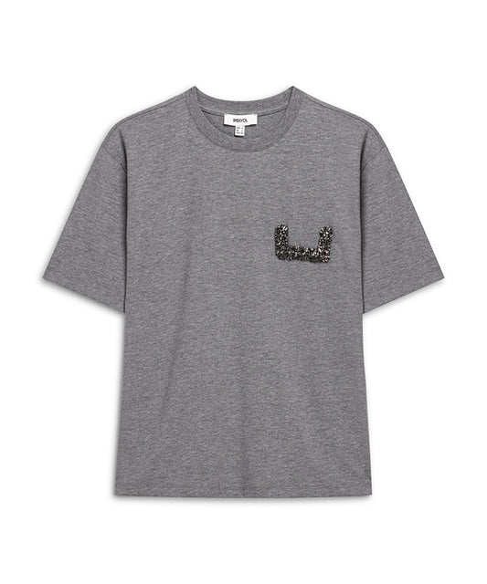 Basic T-Shirt with Applique