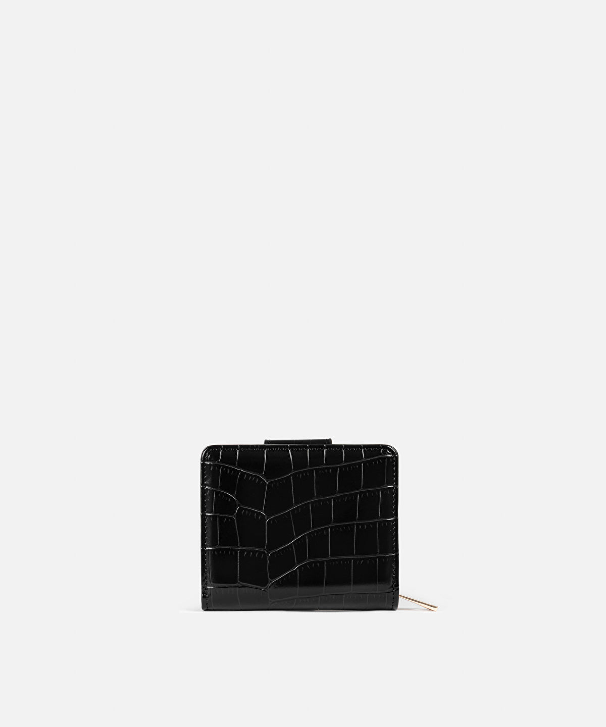 Zoomed Croc-Effect Wallet
