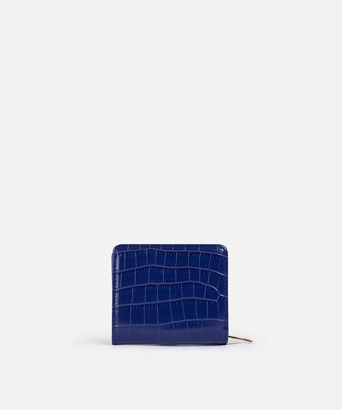 Zoomed Croc-Effect Wallet