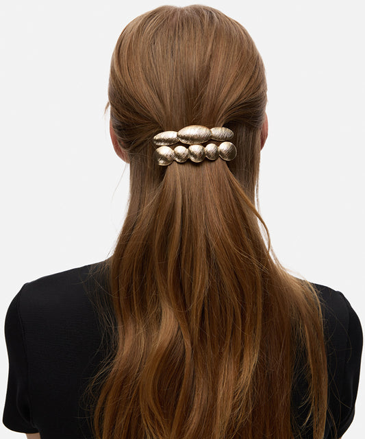 Set of Two Textured Hair Clips