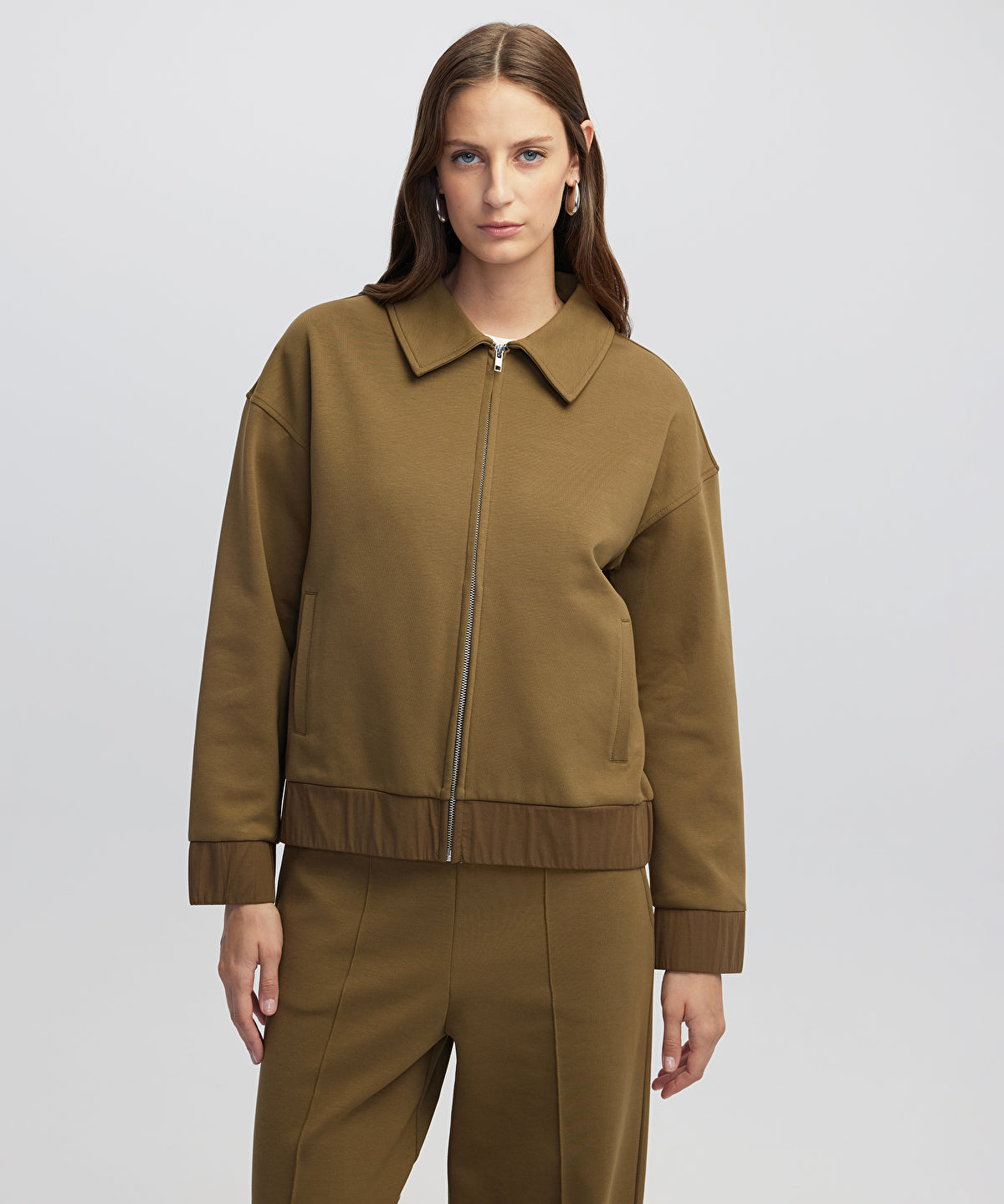 Zip-Up Sweatshirt