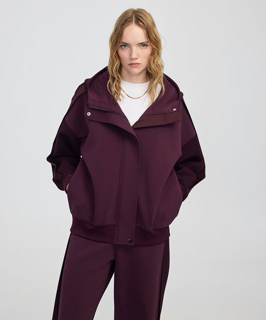 Color-Block Mixed Sweatshirt