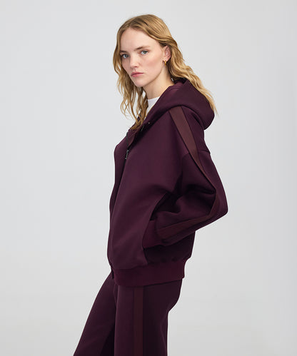 Color-Block Mixed Sweatshirt