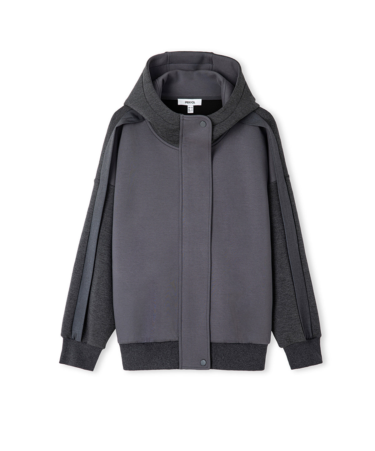 Color-Block Mixed Sweatshirt