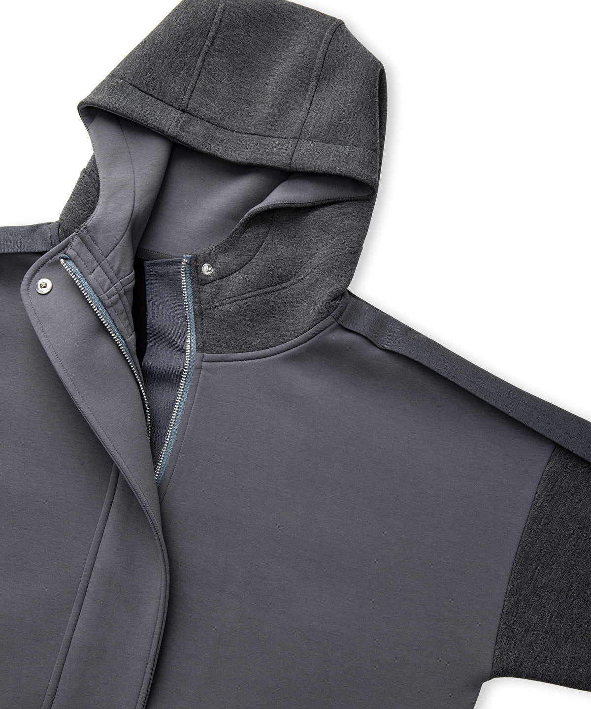 Zoomed Color-Block Mixed Sweatshirt