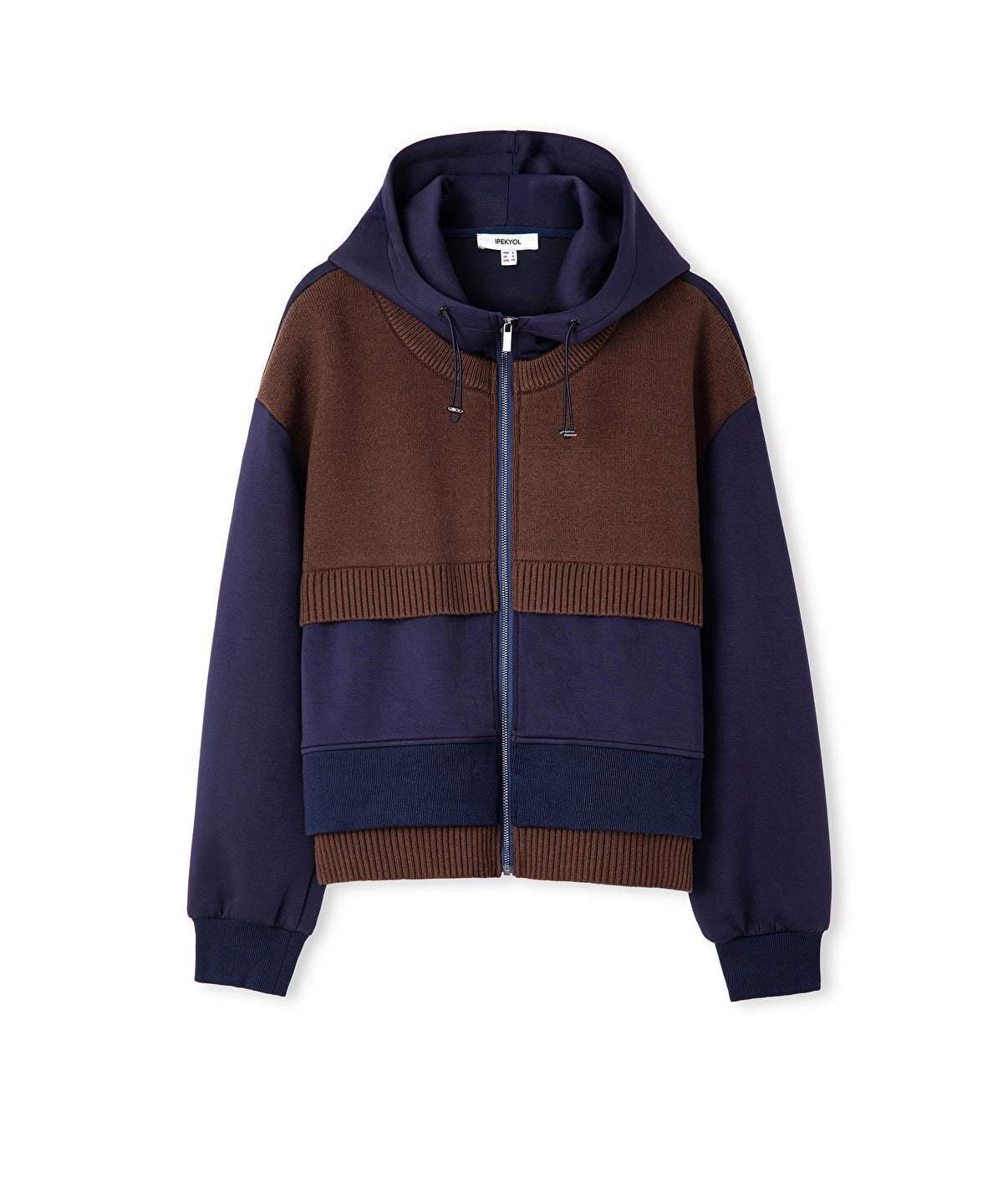 Mixed Hooded Sweatshirt