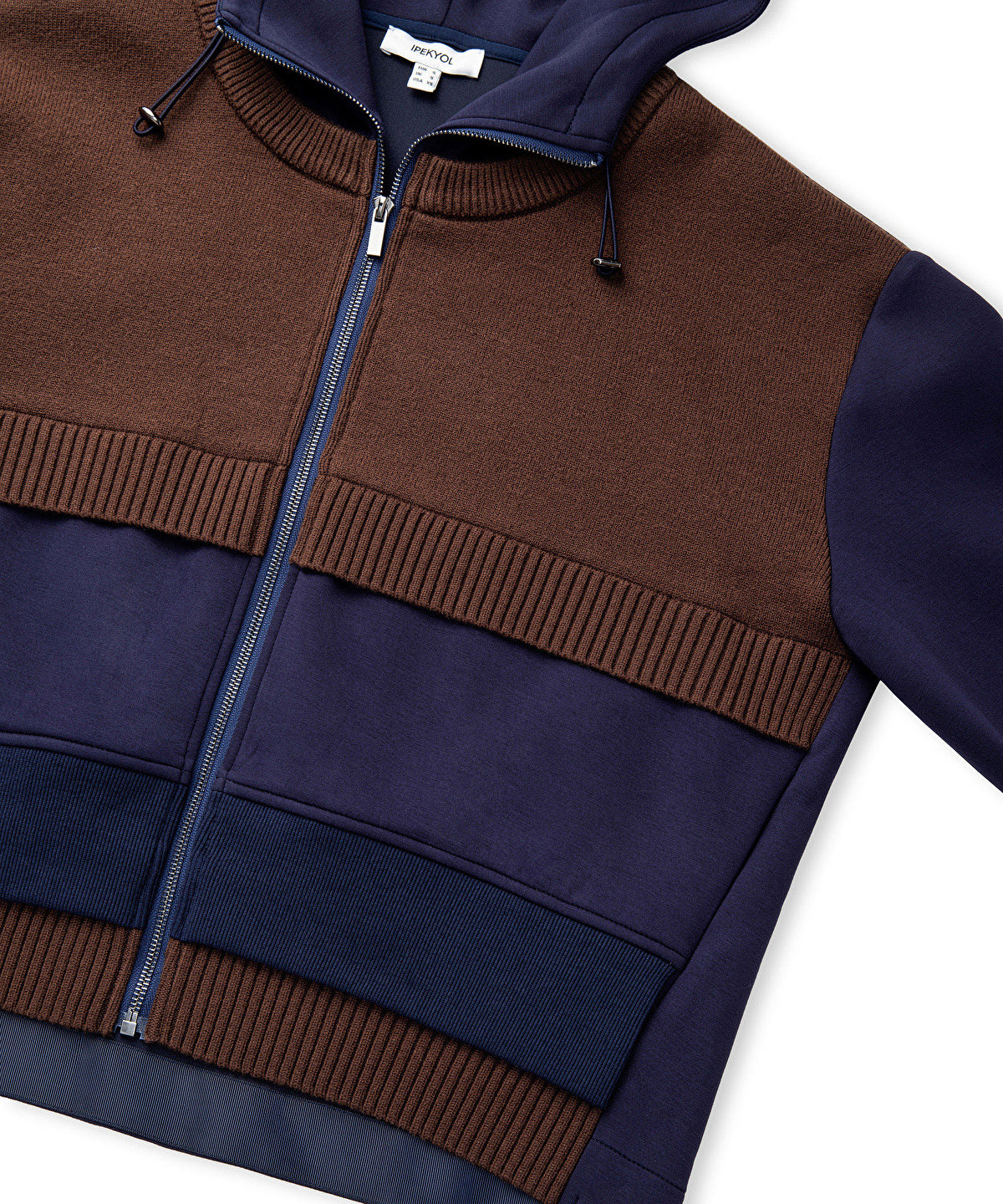 Mixed Hooded Sweatshirt