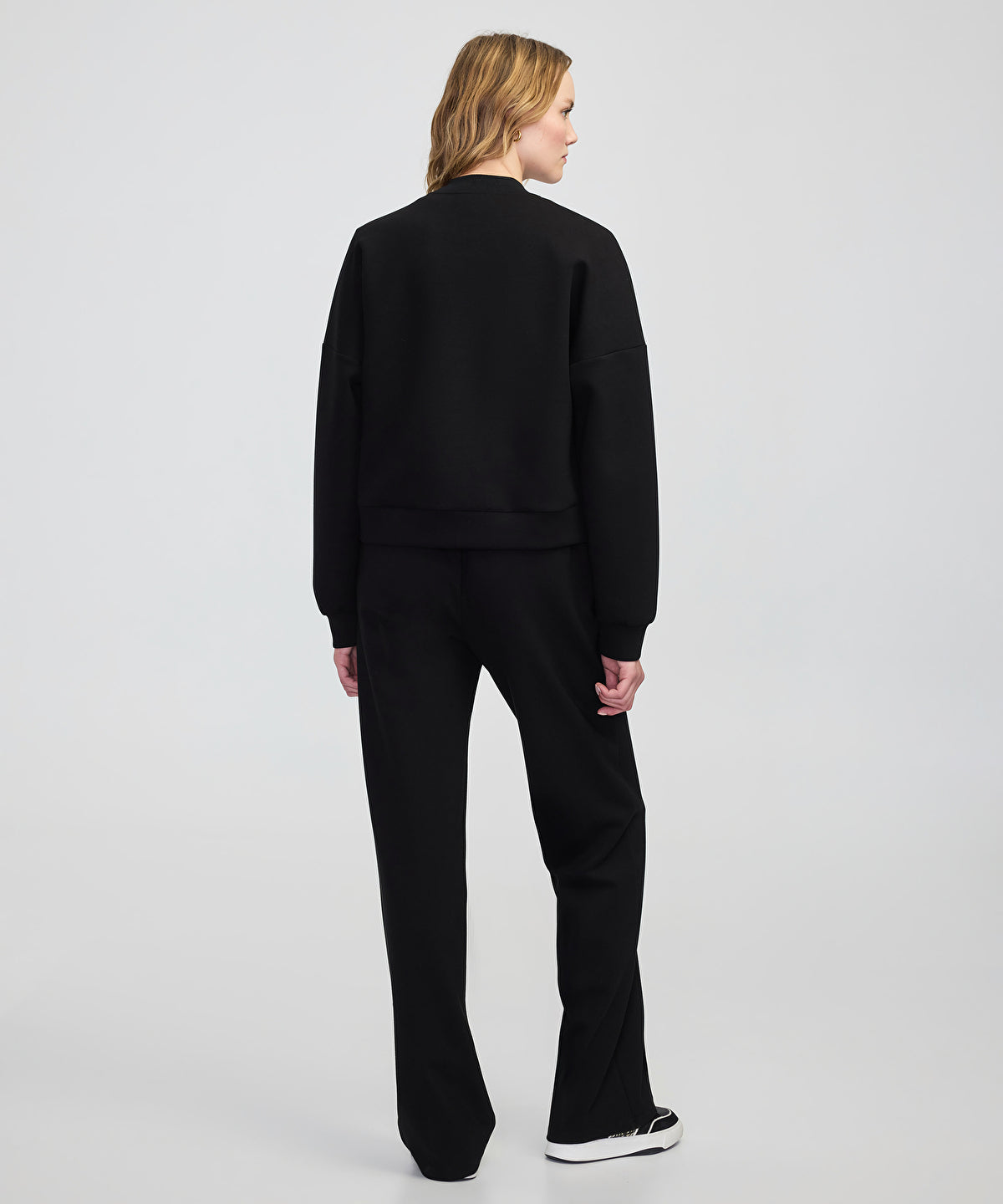 Zoomed Embroidered Zip-Up Sweatshirt