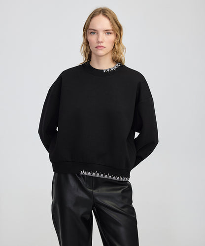 Rhinestone Sweatshirt 