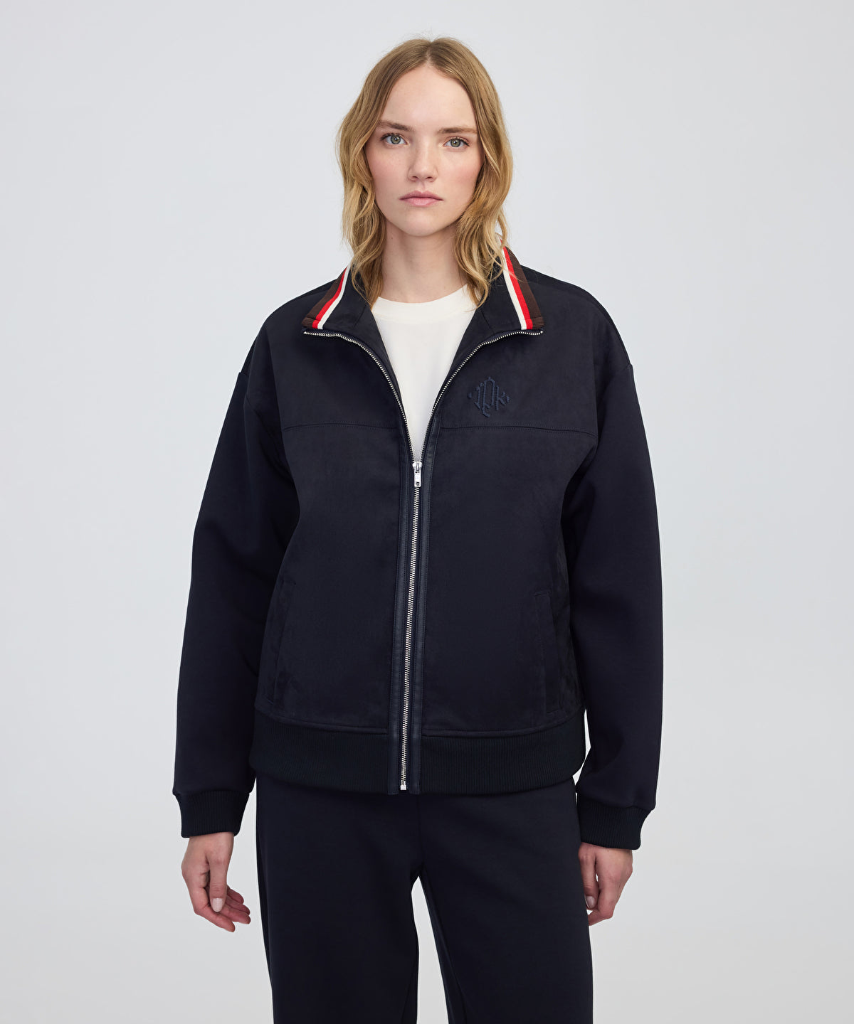 Zoomed 3D Monogram Embroidered Sweatshirt