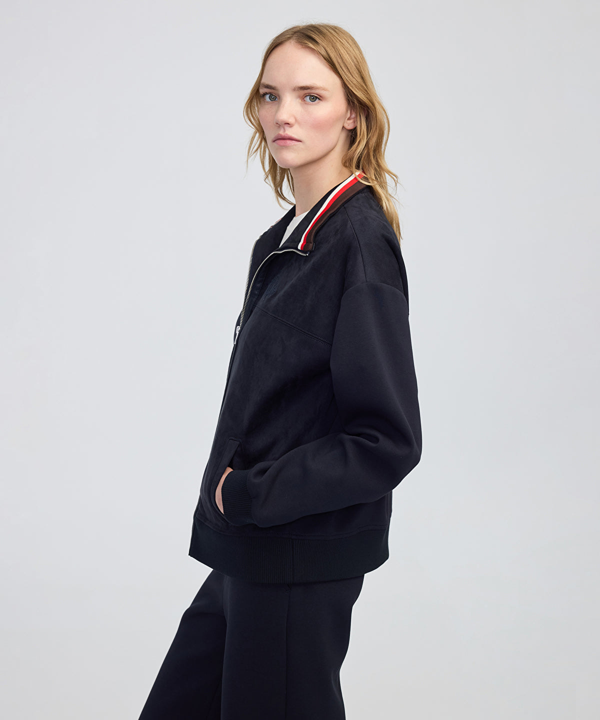 3D Monogram Embroidered Sweatshirt