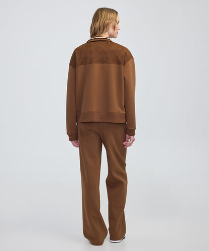 3D Monogram Embroidered Sweatshirt